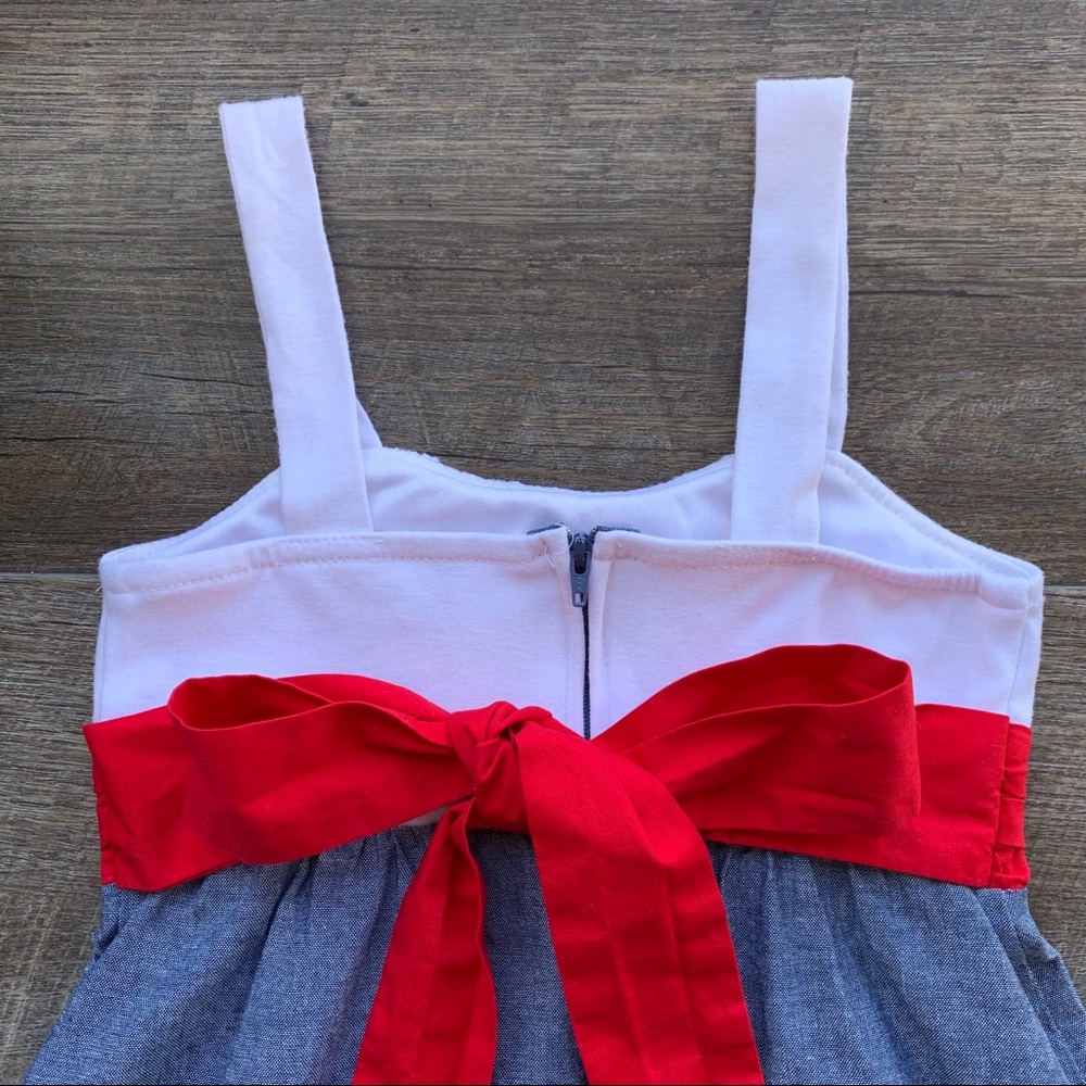 Ruby Rox Blue, White, & Red Dress - Picture 6 of 8